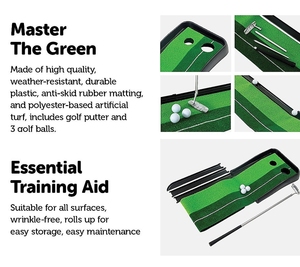 2021 Usine Personnalisée <span class=keywords><strong>En</strong></span> Gros <span class=keywords><strong>Mini</strong></span> <span class=keywords><strong>Golf</strong></span> Putter Intérieur Simulateur <span class=keywords><strong>En</strong></span> Plastique Poussoir Équipement D'exercice - Product Image 2
