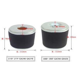 Filtre à air pour générateur à essence, accessoires de pompe, modèles 168F, 170F, 177F, 188F, 190F, GX160, GX390 – Fournisseur d'usine chinoise - Product Image 3