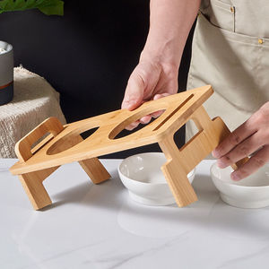 Soporte de Madera Inclinado para Comederos de Mascotas de Fabricante de Muebles Personalizados (sin Incluir Comederos) - Product Image 4
