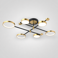 Lustre suspendu nordique en fer et acrylique, design minimaliste moderne et créatif, lampes de plafond LED pour salon, chambre à coucher, bureau, salle à manger