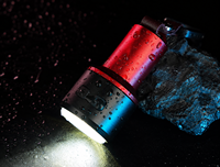 Mini lampe torche LED en alliage d'aluminium, porte-clés, rechargeable, lampe de secours