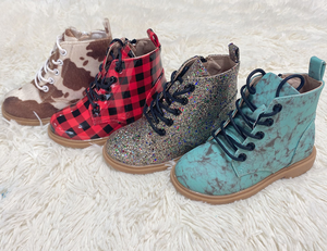 Bottes d'hiver en fourrure pour enfants, style western, imprimé vache, pour filles, enfants, tout-petits - Product Image 2