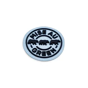 Custom Woven Patch Customized Embroidered Patch Felt Rubber Embroidery Clothing Label Iron On Backing Sew On Woven Patch