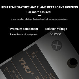 Relé de estado sólido abatible 1/2 25A 10A Monofásico 60DA 80A 100A DC Controlado AC DC-AC - Product Image 6