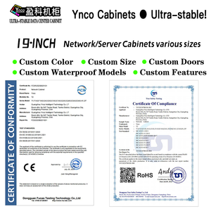 YNCO 12U Wall-Mounted <strong>Network</strong> <strong>Cabinet</strong> 600*450 Steel Server Rack with Glass Door <strong>for</strong> Data Center 19-Inch Standard Stock Product - Product Image 6