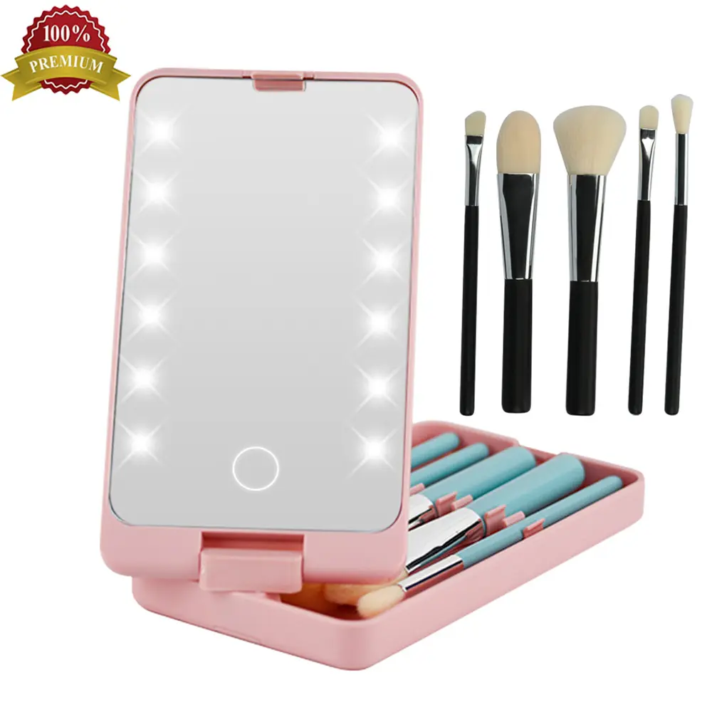 BM08 New Professional Exclusive Wholesale Cosmetic Set Face Natural Hair Pink Brushes Makeup