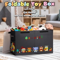 Organisateur de maison multifonctionnel personnalisé, conteneur empilable pour placard, bac en tissu pliable, boîte de rangement pour jouets, boîte de rangement pour vêtements