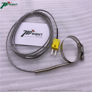 Sonde de température de type K en forme de pince et thermocouple de type K pour usage industriel, diamètre <span class=keywords><strong>80</strong></span> <span class=keywords><strong>mm</strong></span> - Product Image 2