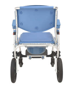 2025新着アルミ合金可動トイレチェア多機能コンモードとシャワーホイールチェア看護用移動コンモードチェア - Product Image 5