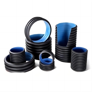 Factory Priced HDPE Double Wall Corrugated Drain <strong>Pipe</strong> PE Material <strong>Culvert</strong> Plastic Irrigation <strong>Pipe</strong> with Butt Fusion Connection - Product Image 5