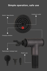 2022 dropshipping tốc độ cao Điện Massage cơ bắp Súng tập thể dục phân hủy của axit lactic giảm đau và cơ thể thư giãn - Product Image 5