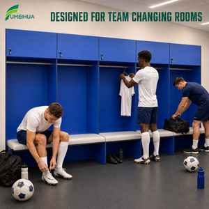 Dressing démontable Pro Player Locker avec clé et serrure électronique Matériau stratifié compact HPL assemblé - Product Image 5