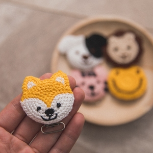 <span class=keywords><strong>Protection</strong></span> De l'environnement Haute Qualité Couleur Fait Main Crochet Attache Tétine Bébé Cadeau Forme Animale Attache Tétine - Product Image 2