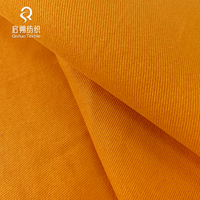 Tela elástica de Spandex de algodón de 400gsm tejida de alta calidad para abrigos gruesos, sudaderas y pantalones