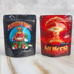 Bolsas Mylar con Cierre Zip Personalizadas, Reciclables, Holográficas, a Prueba de Olores, para 3.5g, 7g, 28g, 1lb, Impresas, para Alimentos, <span class=keywords><strong>Azúcar</strong></span>, etc. - Product Image 6
