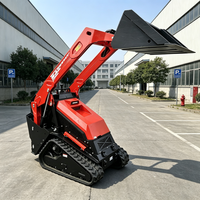 Mini-chargeuse compacte diesel puissante avec certification CE Euro5 pour les chantiers de construction