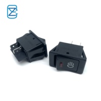 Interrupteur à bascule industriel SPDT 4 broches 35A 12VDC bleu pour feux de brouillard de voiture, étanche, marche/arrêt, 4 positions, en ABS, pour camion et bateau