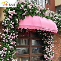 Auvent pliant en aluminium imperméable de grande taille sur mesure pour fenêtre et porte, type pastèque française, pergola pare-soleil