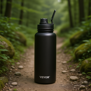 Botella de agua aislada de acero inoxidable Vevor de 40 oz, vaso térmico de boca ancha para viajes y camping - Product Image 2