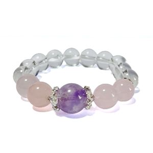 natural crystal healing stone <b>bracelet</b> - Product Image 6