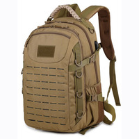 Sac à dos de voyage grand format personnalisé pour le camping en plein air, en nylon et polyester imperméables, avec système de transport tactique et tendance