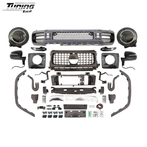 Chất Lượng Cao Cơ Thể Kit Đối Với G Class W463 2009-2018 G500 G350 Nâng Cấp W464 2019 G63 Phong Cách Phía Trước Phía Sau Bumper Nướng Đèn Pha Mới - Product Image 2