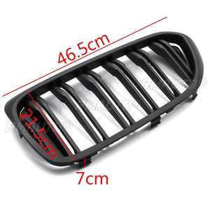 2 Piezas de Rejilla Delantera Negra Mate para BMW Serie 5 G30 G31 G38 M5 520I 523I 528I 530I 535I 550I 520D 2017 2018 - Product Image 6