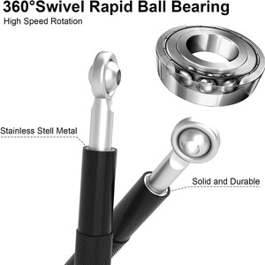 Nhôm Xử Lý Tùy Chỉnh Logo Đa Màu Điều Chỉnh Tốc Độ Đào Tạo Cáp Nhảy Dây - Product Image 6