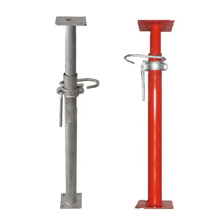 Steel props for construction  scaffolding galvanized adjustable steel props jack  steel scaffolding shoring props