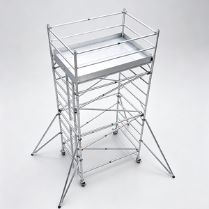 Torre di Ponteggio in Alluminio Multifunzionale Economica Cinese, Ponteggio Mobile in Alluminio per Costruzioni Edili - Product Image 1