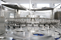 Usine d'eau minérale potable rotative 4000BPH, ligne de production de machines d'embouteillage d'eau pure de 300 ml
