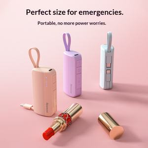 Nouvelle capsule anti-perte Newmine Micro V118 en plastique 10W, mini SOS portable pour 15 appareils, alimentation mobile à clipser sur ceinture - Product Image 3