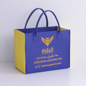 Sac à main en feutre pour femme de haute qualité et grande capacité, sac fourre-tout en feutre écologique populaire - Product Image 3