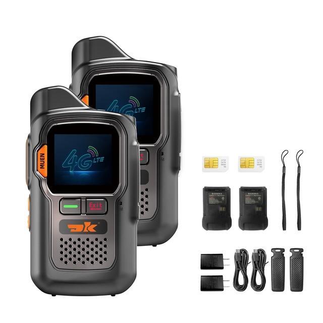 DK-G12 Handheld 4G Mobile POC Radio Woki Toki Long Ran 5000km Call Constellation Sim Global Walkie Talkie With Gps