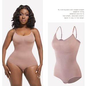 Venta caliente <span class=keywords><strong>Colombia</strong></span> Body Shaper sin costuras Cintura alta Control firme Vientre y cuerpo completo Body adelgazante al por mayor - Product Image 2