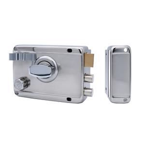Serrure <span class=keywords><strong>de</strong></span> porte antivol en acier à montage en surface avec 5 clés en fer, bouton intérieur WZ010 pour portes en bois <span class=keywords><strong>de</strong></span> 35-50 mm, direction personnalisable - Product Image 6