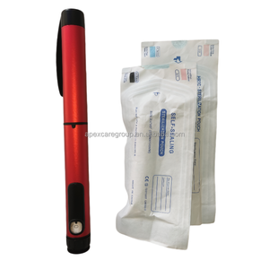ApexCare V1 80IU Durable Reusable Injection <b>Pen</b> | 3ml Capacity | Aluminum Cap Logo Printing | Includes <b>Pen</b> Cap/Cartridge - Product Image 1