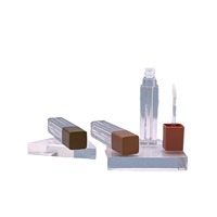 Nouveau tube transparent pour gloss à lèvres, emballage vide pour rouge à lèvres liquide, logo personnalisable, contenant cosmétique pour gloss à lèvres