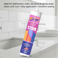 Scellant en silicone RTV acétique, adhésif en silicone RT, colle de calfeutrage multi-usages pour la construction