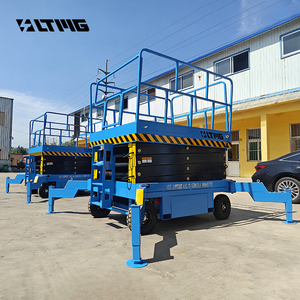 Peralatan Pengangkat LTMG Skylift 6m 8m Tinggi 4x4 Roda Tipe Platform Kerja Scissor <span class=keywords><strong>Lift</strong></span> untuk Penggunaan Dalam Ruangan atau Luar Ruangan Mobile - Product Image 4