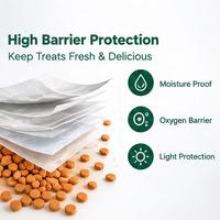 Sachets personnalisés imprimés pour friandises pour chats, refermables avec fermeture éclair, sacs d'emballage autoportants pour snacks pour animaux de compagnie, usine OEM/ODM pour la vente en gros