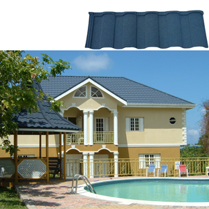 Tôles de toiture en ardoise noire Davor, résistantes à la rouille et à la chaleur, pour usage hôtelier, tuiles de toiture revêtues de pierre rouge Ghana <span class=keywords><strong>Dekra</strong></span> - Product Image 5