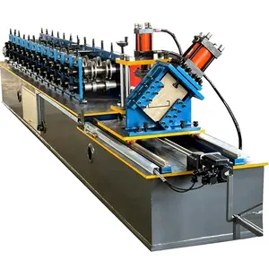Máquina formadora de trilhos de perfil em U/máquina formadora de rolos de metal para moldura de gesso e trilhos
