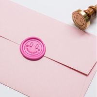 Pas de quantité minimale de commande prix d'usine personnalisé auto-adhésif beaux sceaux de cire sceaux de cire personnalisés autocollants de cire à cacheter