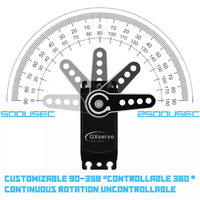 Servo Gx étanche 80KG, moteur à engrenages hélicoïdaux en acier pleine force, micro-moteur à noyau de fer pour servo RC UAV à l'échelle 1/5