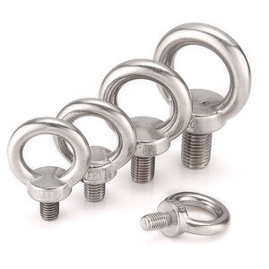 Stainless Steel Eye Bolt 3/8 In Tubular Ring Lifting And Pulling Logistics <b>Transportation</b> - Product Image 2