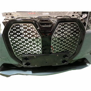 Vente chaude utilisé pour <span class=keywords><strong>BMW</strong></span> <span class=keywords><strong>IX</strong></span> pare-chocs avant assemblage Sport ABS nez coupe radiateur ventilateur Grille Auto carrosserie Kit pièces de mise à niveau - Product Image 5