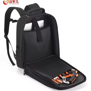 Mochila para herramientas Shuangmenger, impermeable, multifunción, de gran capacidad, con doble correa para el hombro, para electricistas y carpinteros - Product Image 2