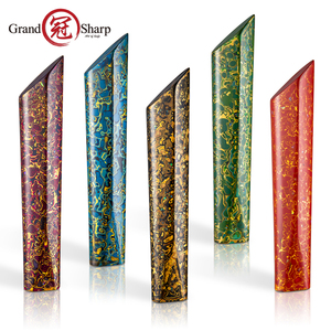 Tay cầm dao Grandsharp tự làm, nghệ thuật sơn mài, dành cho bộ dao bếp, chất lượng cao, kiểu dáng hiện đại, tay cầm dao sơn mài - Product Image 1