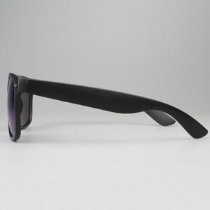 2025 unisexe carré pleine jante concepteur lunettes de soleil bleu lentille noir mat cadre UV400 Protection Logo personnalisé OEM en gros pour - Product Image 5